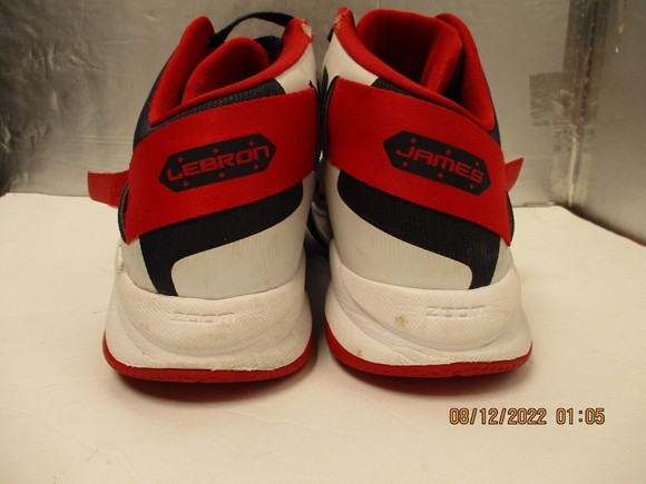 Nike LeBron Zoom Soldier 6 USA Size 10.5 525015-101 Basketball Sneakers Shoe main image 7